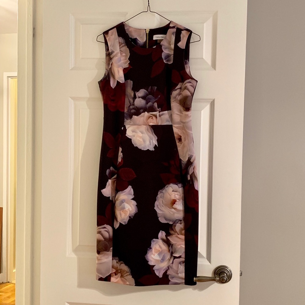 Calvin Klein Floral Print Dress